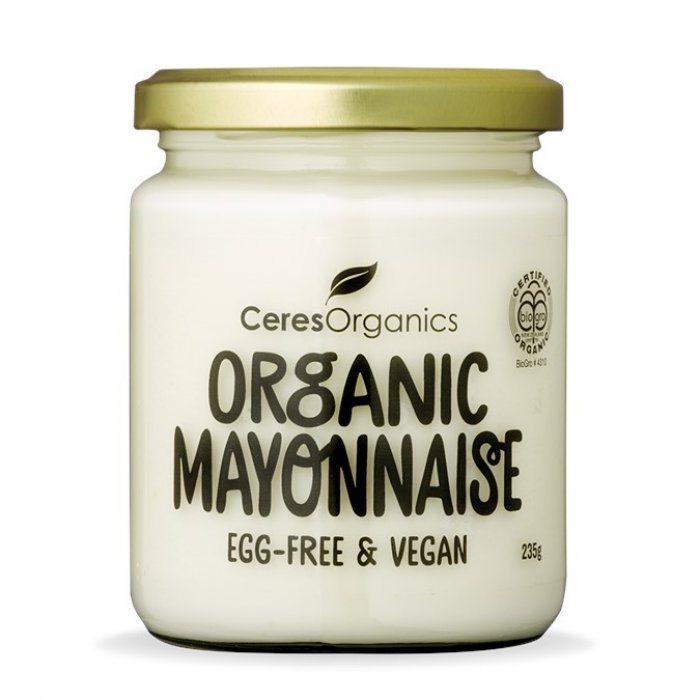 Mayonnaise, organic, vegan, Ceres, 235 g, glass jar